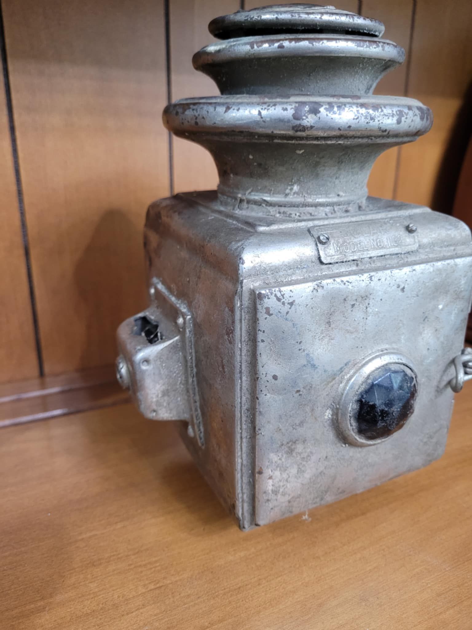 Rare Antique Vintage SOLAR Model T Carriage Car Headlight Lantern Signal Assembly Brass Era Automotive Part Model # 1132