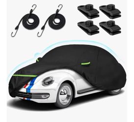 1(contact info removed) Volkswagen Beetle Car Cover Black Waterproof