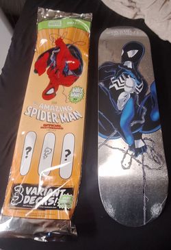 Spider-Man x HUF skateboard