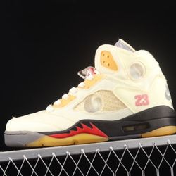 Jordan 5 Off White Sail 19