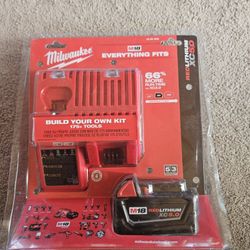 Milwaukee 5.0 Battery And Charger 