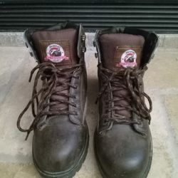 Brawn Men's Steele Toe Hiking Boots, U.S. Size 7