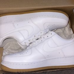 White air force gum bottom size 7.5 