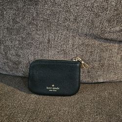 Kate Spade Black Leather Coin Purse