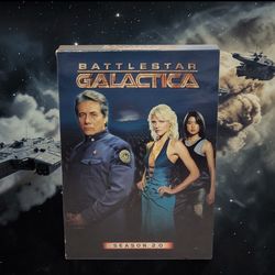 Battlestar Galactica Season 2.0 (DVD,   2005) 3 Disc Box Set Edward James Olmos. Very Good Condition. This image shows the DVD box set for Battlestar 