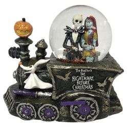 Nightmare Before Christmas Train Snow Globe