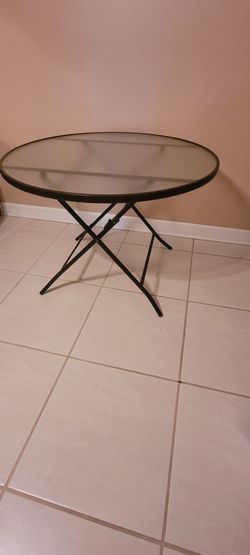 Patio Table . Three Feet Wide. 