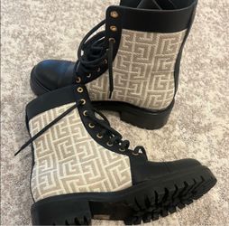Balmain combat boots