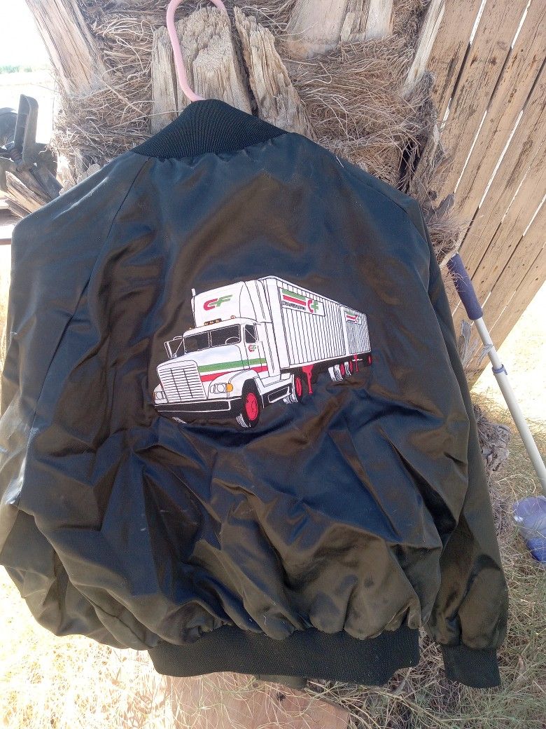 His & Hers. Consolidated Freight ways.. trucker jackets.