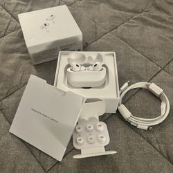 Apple AirPods Pro 2 in White Color with Recharging Case