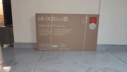 77 Inch LG Oled C6H Tandem Smart TV 4K UHD with 165 Hz refresh rate. Brand new in the box.
