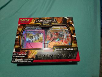 League battle deck mega lucario ex pokemon