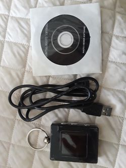 Digital photo key ring