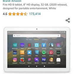 Fire HD 8" Tablet White