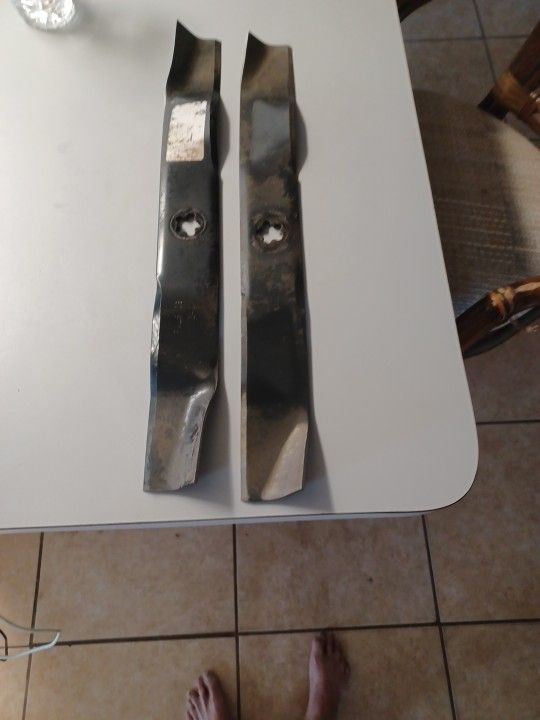 2 Blades For 38 Inch Mower Brand New