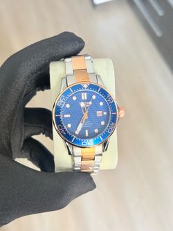 Watch New Neptune Steel Gold Blue Edition