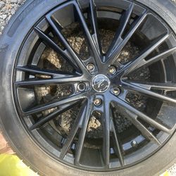 Wheel and Tire - Nearly New - 245/45ZR18