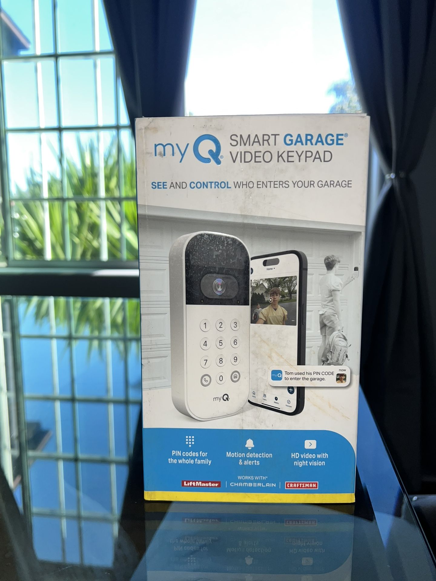 Garage Door SMART key Pad, HD Video, night Vision, Motion Sensor, $65