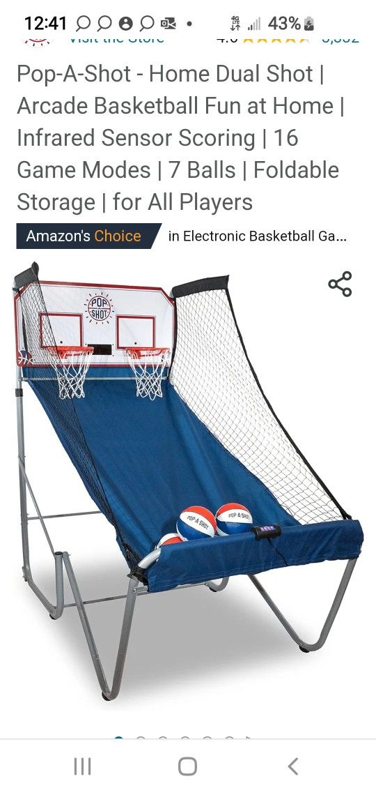 Double Basketball Hoop