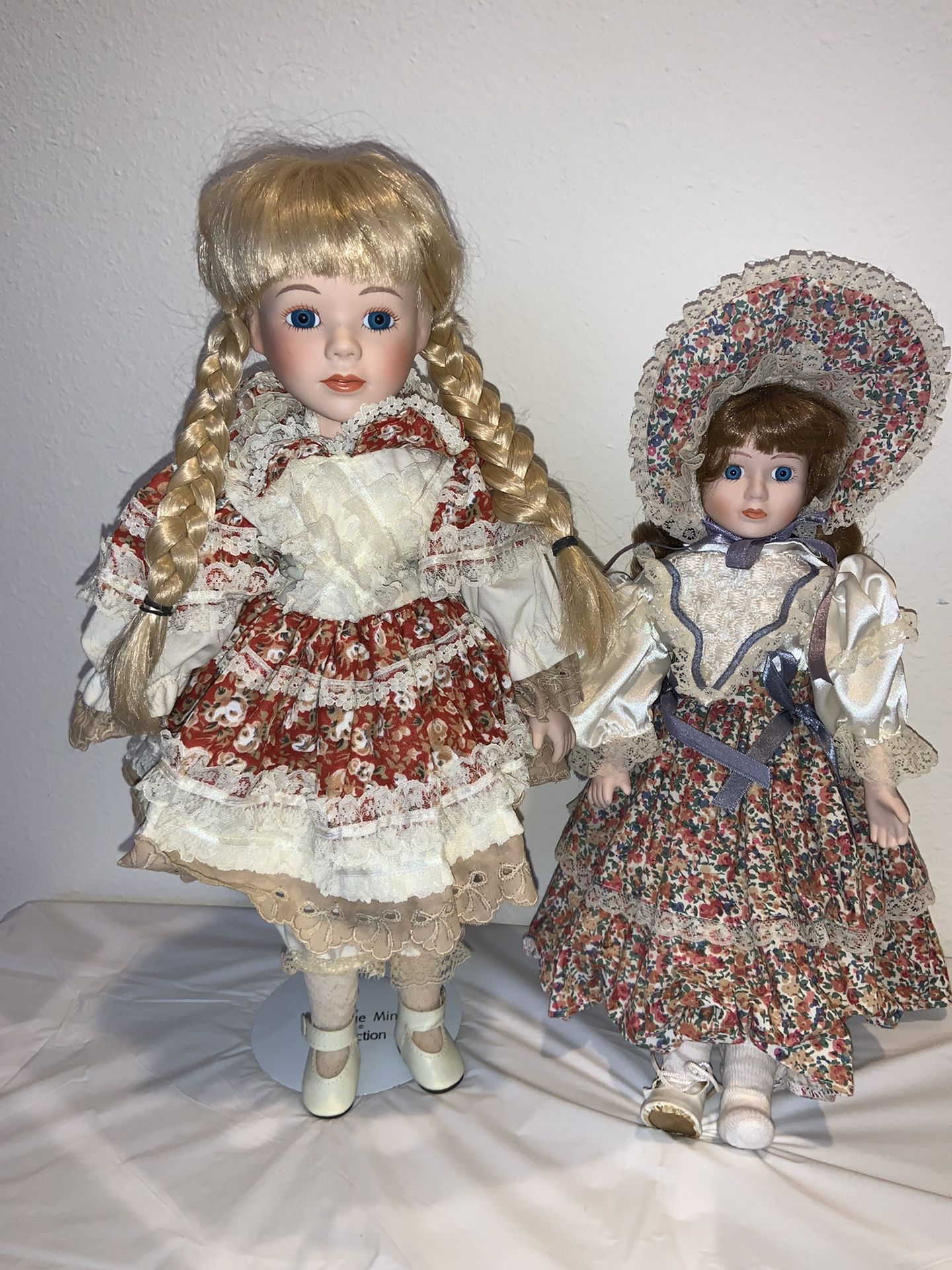 Dolls in Floral Dress 