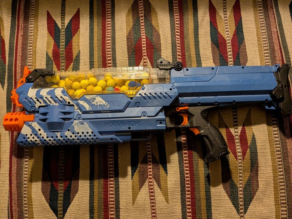 Nerf Rival Nemesis MXVII-10K Blue Motorized Blaster