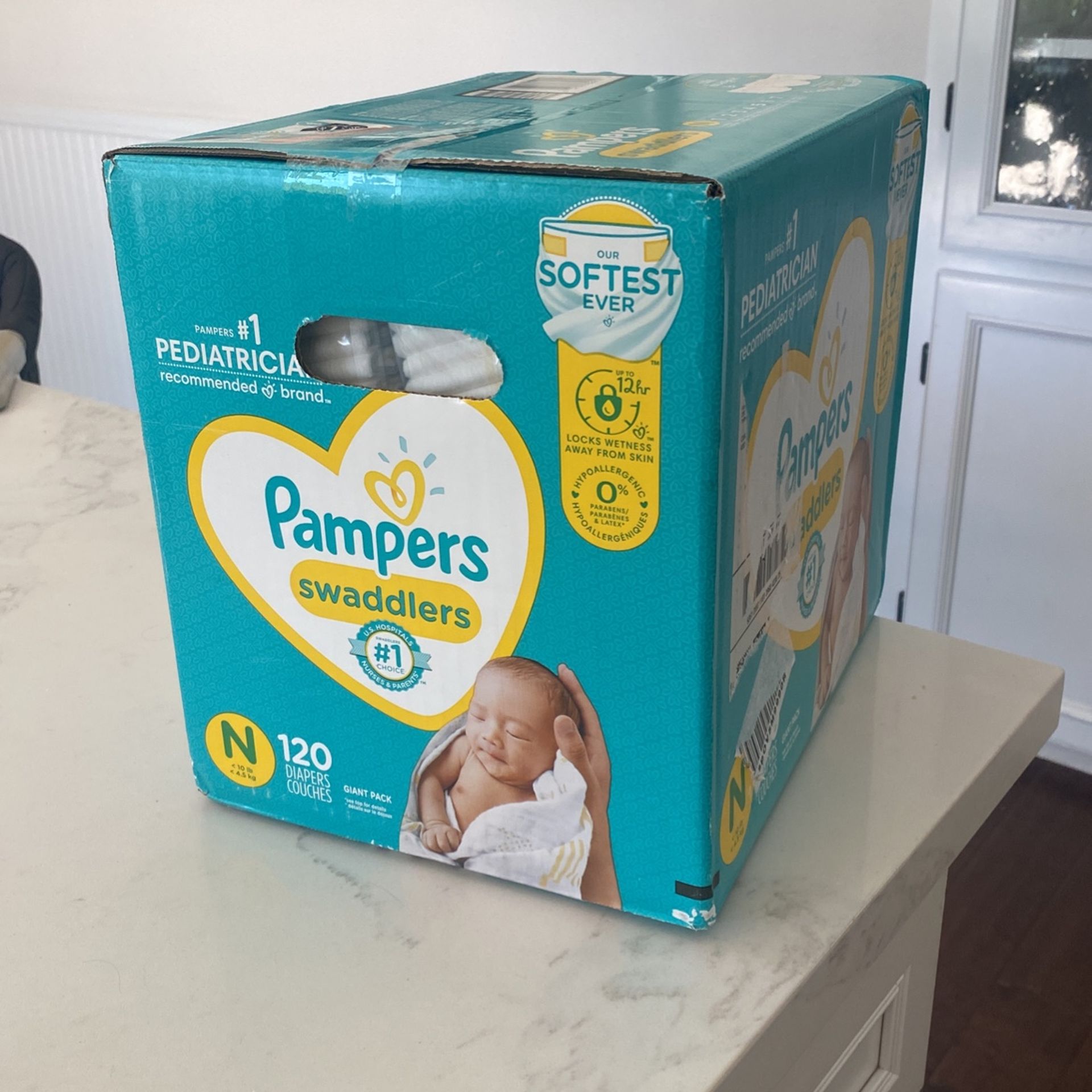 Pampers Swaddlers Size Newborn 120