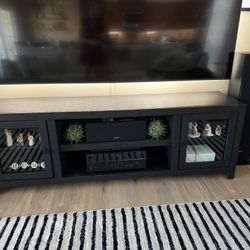 Black TV Stand