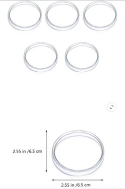Glass Petri Dishes Culture Plates 2.55 in (6.5 cm) 10 Pieces
