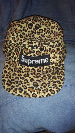 Supreme cheetah hat
