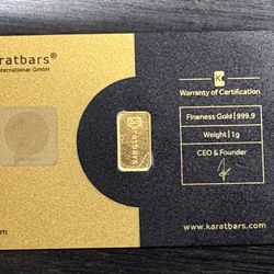 1 Gram Karatbars bar