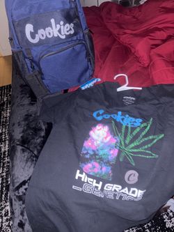 cookies no smell bookbag n t-shirt