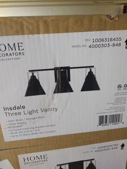 Vanity Lights Black