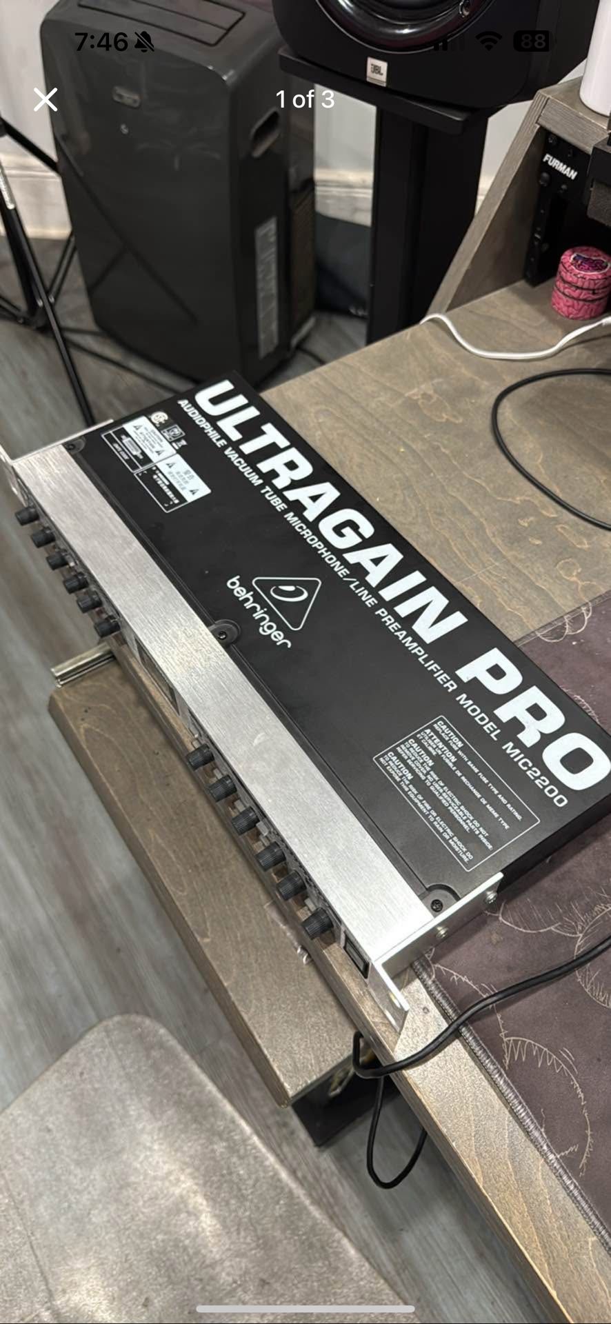 Behringer Ultra Gain Pro Tube Pre Amp