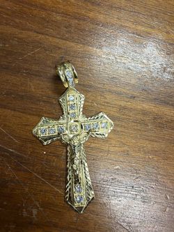 10k gold cross pendant