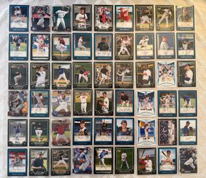 54 Bowman Chrome Prospect Lot – DJ LeMahieu 1st, Keuchel, Hanson