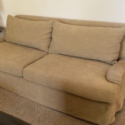 Pottery Barn Carlisle Sofa 90” Couch Down Filled