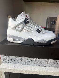 Jordan 4 White Cement