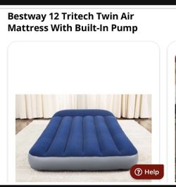 TWIN AIR MATTRESS WITH BUILT IN PUMP