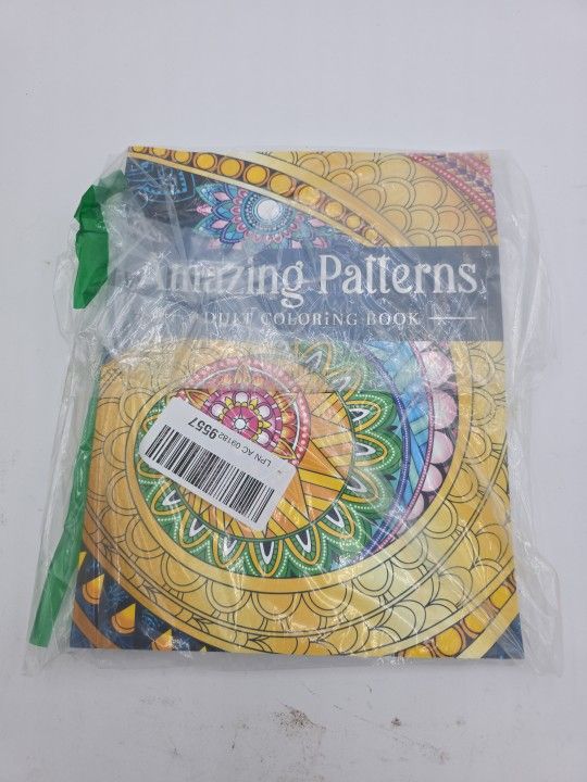 Amazing Patterns : Adult Coloring Book, Stress Relieving Mandala