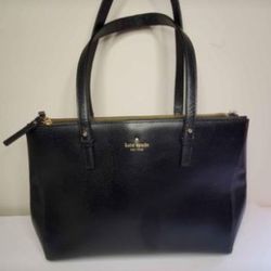 Kate Spade New York Large Women's Black Saffiano Leather Bag.