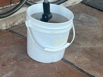 White Plastic Buckets Containers (Many)