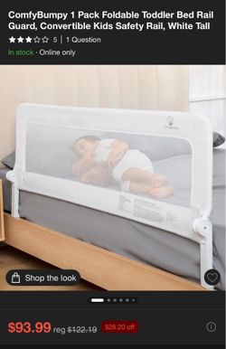 Child Bed safety rail