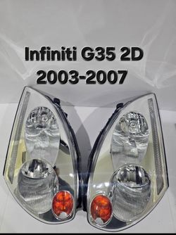 Infiniti G35 coupe 2 door 2003-2007 headlights
