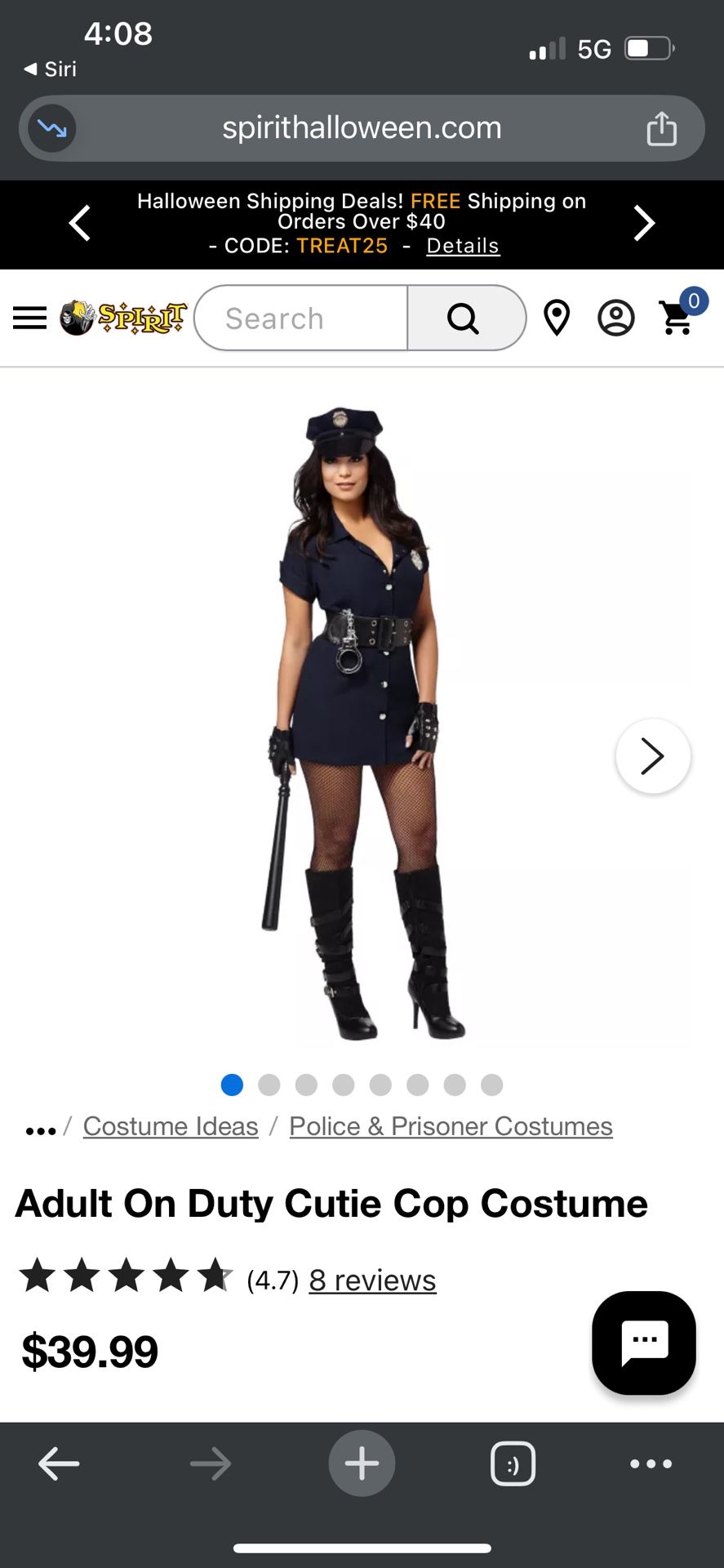 Women’s cup costume