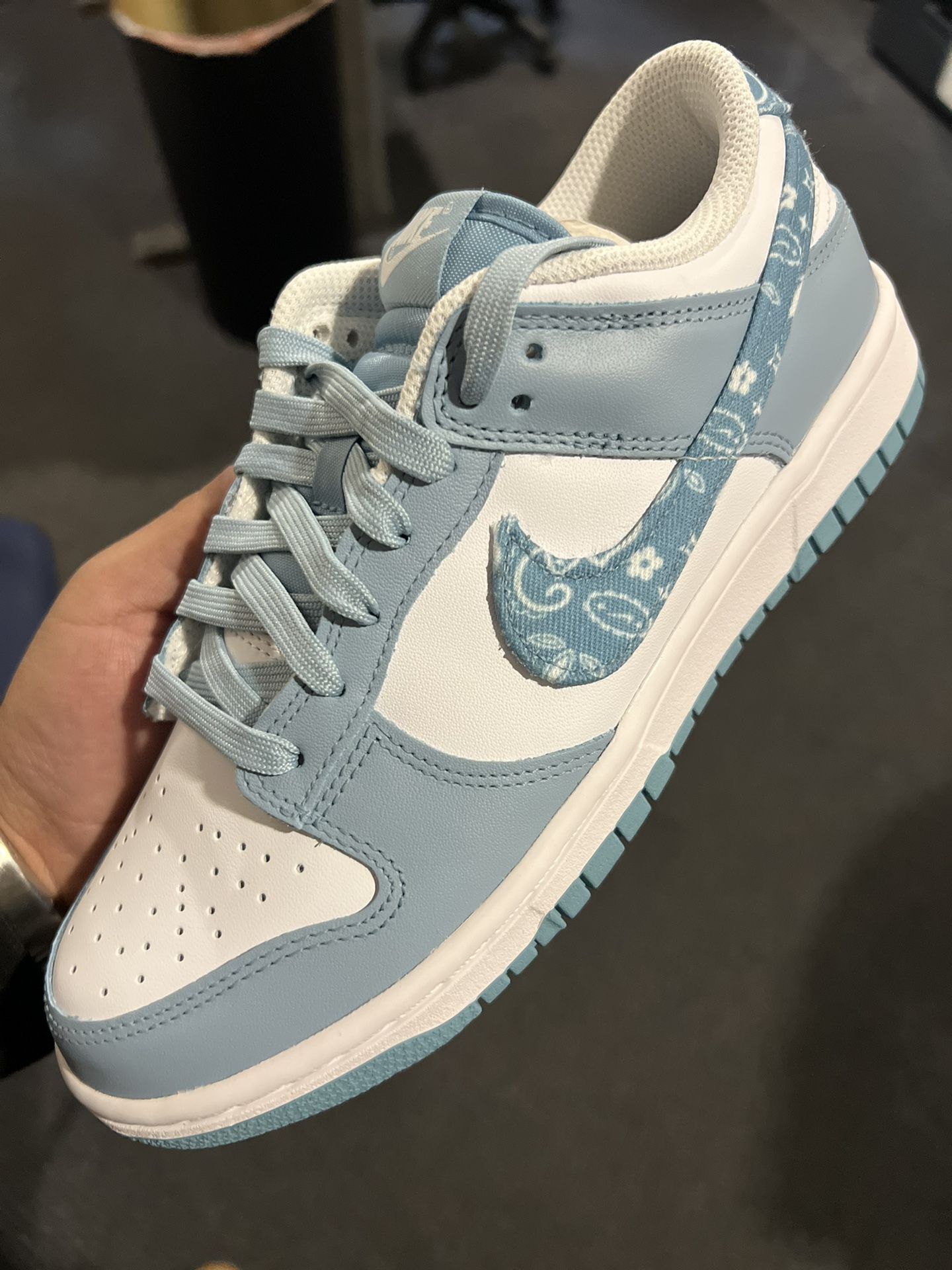 Nike Dunk Low Blue Paisley 2022 Women's Size Mens