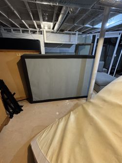 Full Size Box Spring & Bed Frame