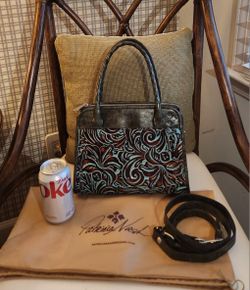 Patricia Nash Leather Handbag Like New & a Beauty!