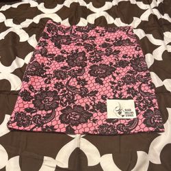 Black Rolling Stones Custom Dress - Pink -blk 