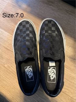 Black slip on vans
