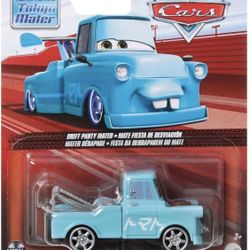 Disney Pixar Cars - Drift Party Mater Diecast Tow Truck Tokyo Mater 